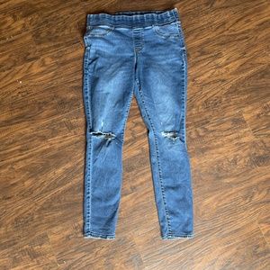Old navy rockstar super skinny jeggings mid rose